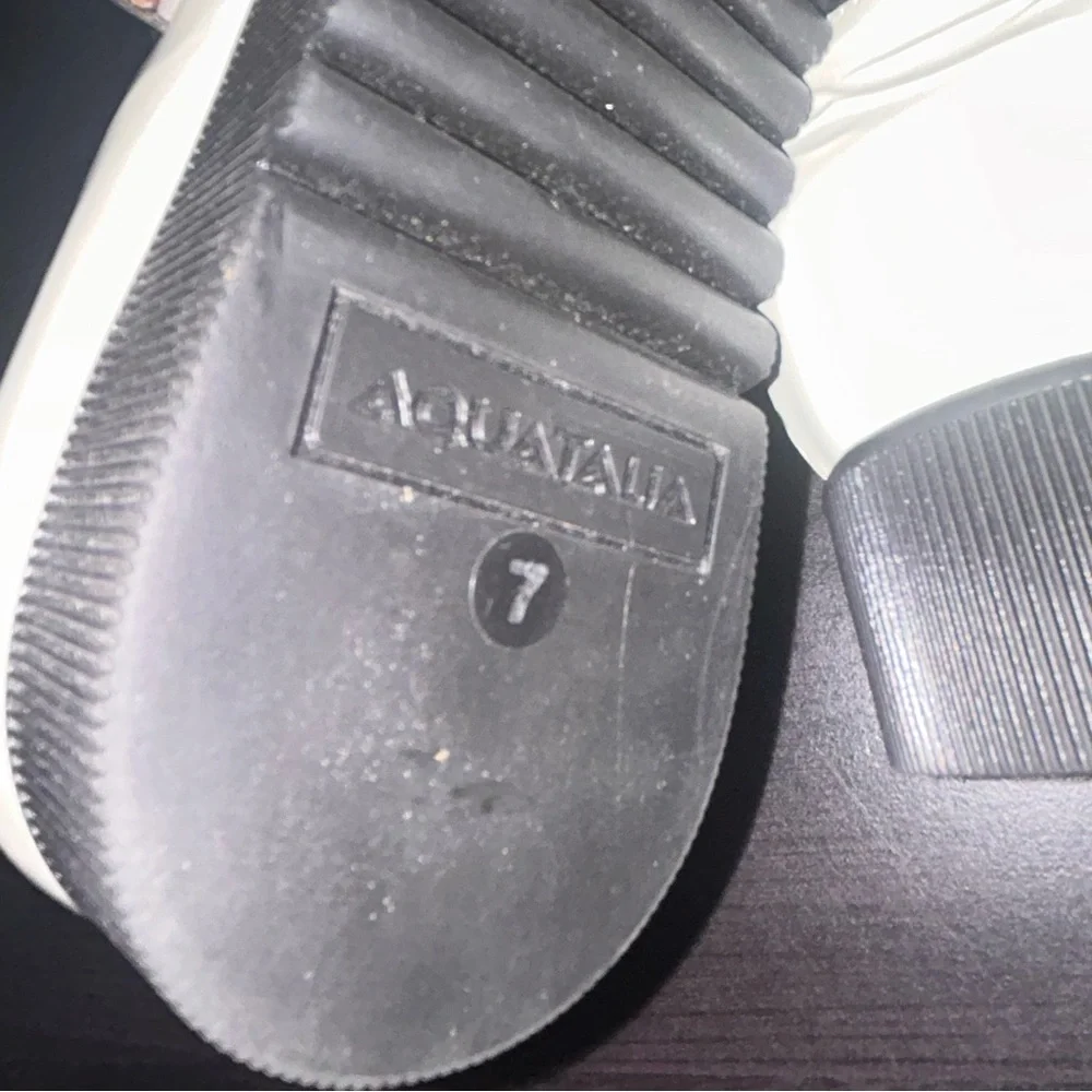 Aquatalia Patent‎ Leather Buckle Loafers women’s size 7
